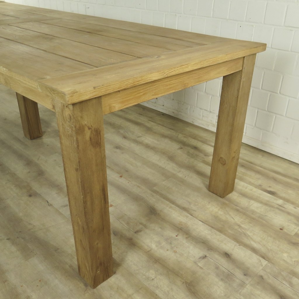 Esstisch Gartentisch Tisch Teakholz 2,80 m x 1,00 m