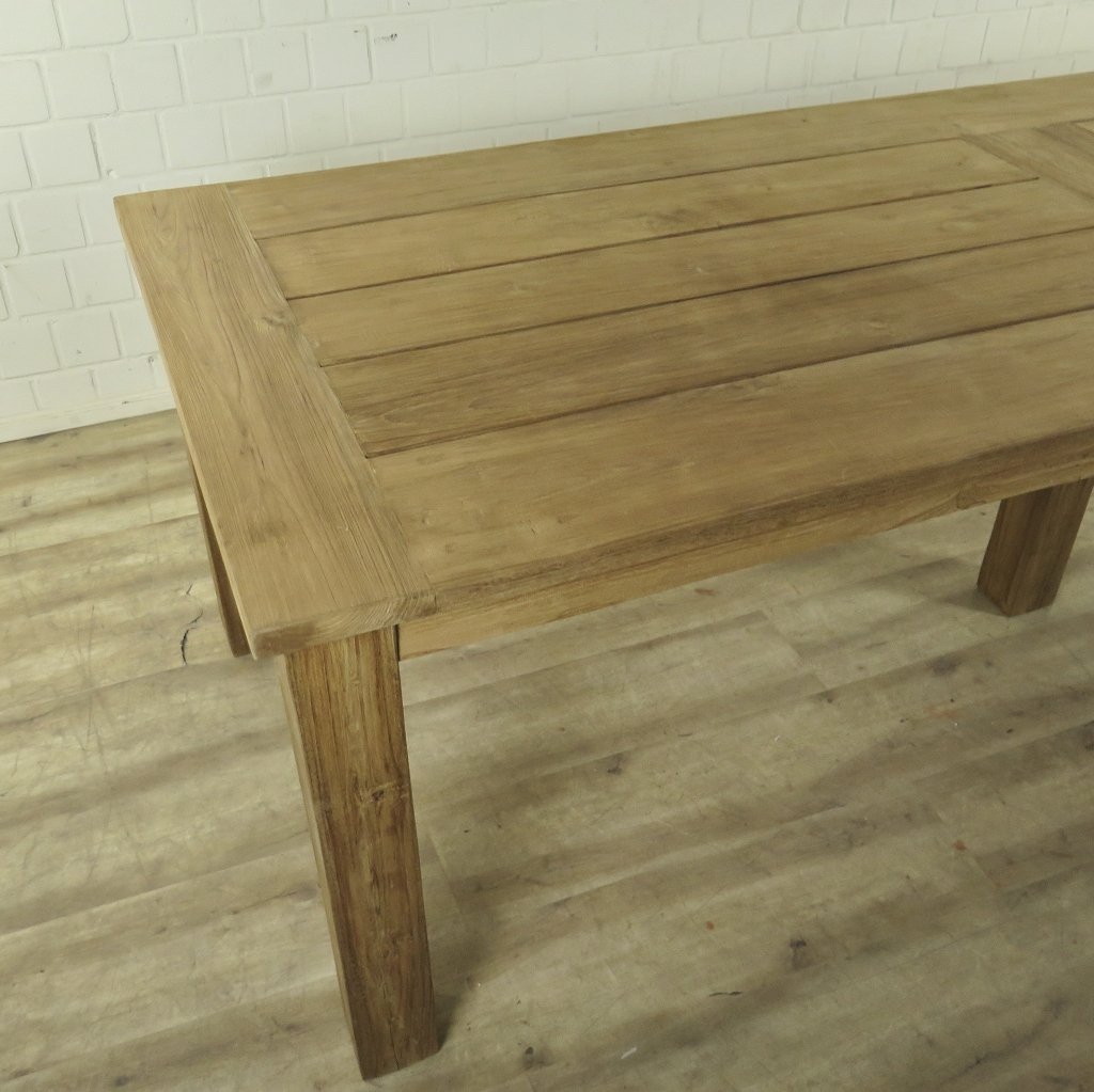 Esstisch Gartentisch Tisch Teakholz 2,80 m x 1,00 m