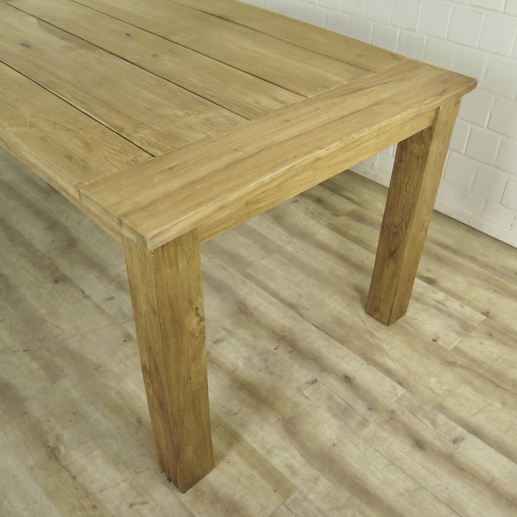 Esstisch Gartentisch Tisch Teakholz 3,00 m x 1,00 m