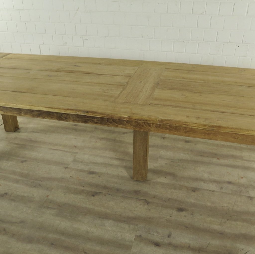Esstisch Gartentisch Tisch Teakholz 3,00 m x 1,00 m