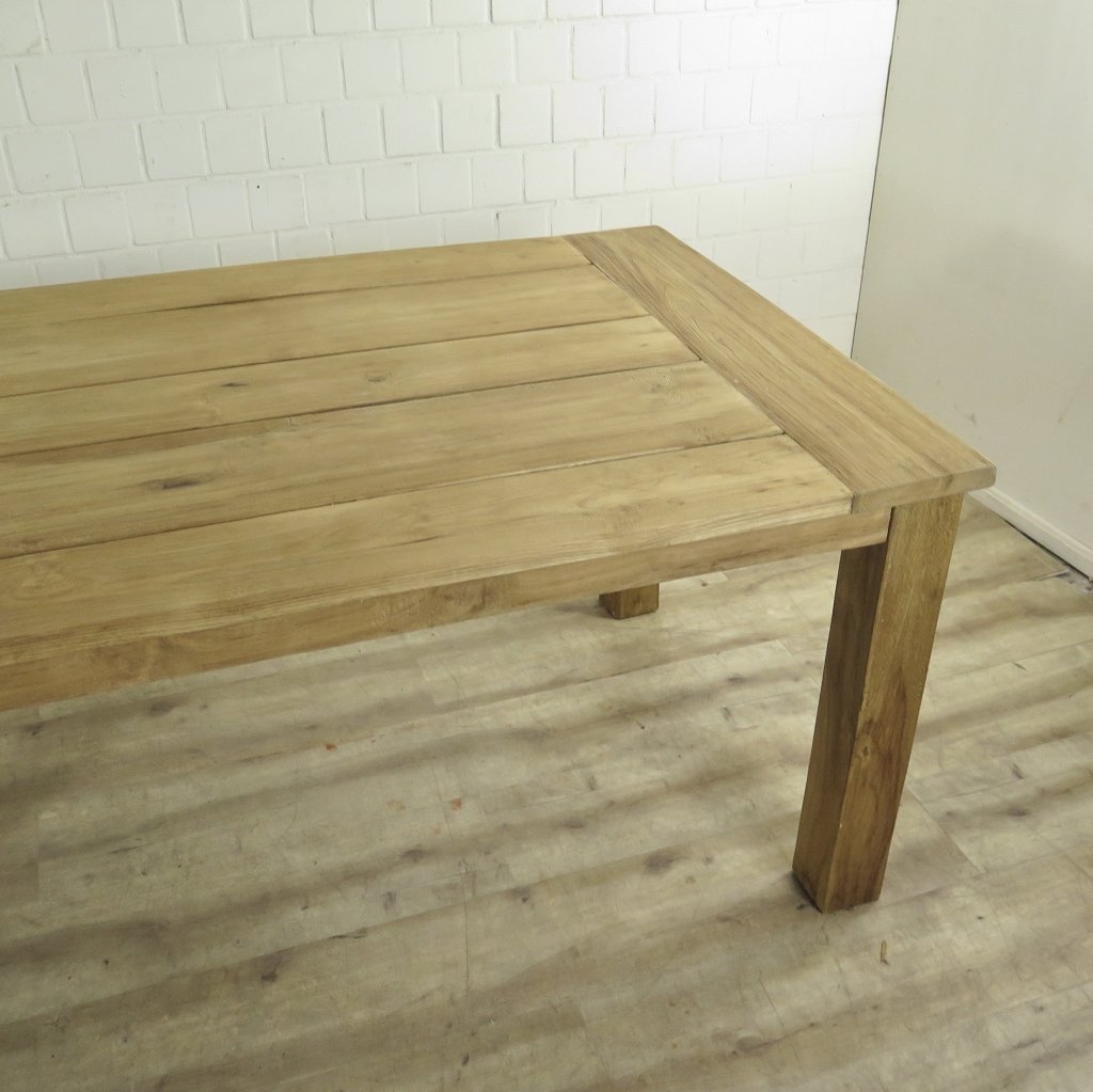 Esstisch Gartentisch Tisch Teakholz 3,00 m x 1,00 m