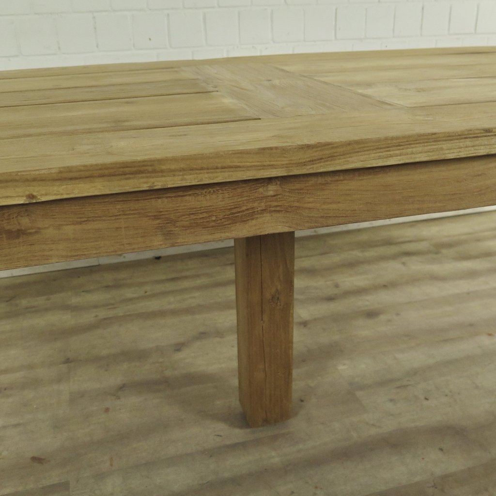Esstisch Gartentisch Tisch Teakholz 3,00 m x 1,00 m
