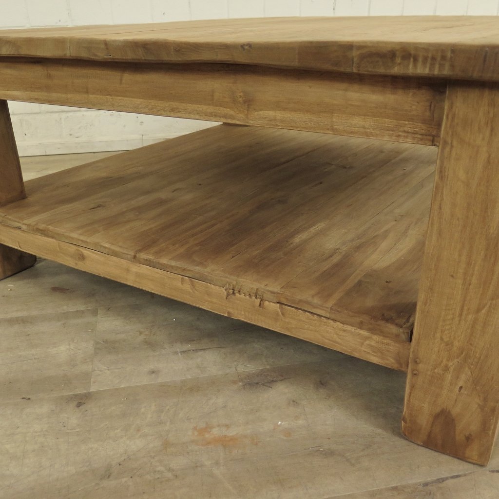 Couchtisch Wohnzimmertisch Teakholz 1,00 m x 1,00 m
