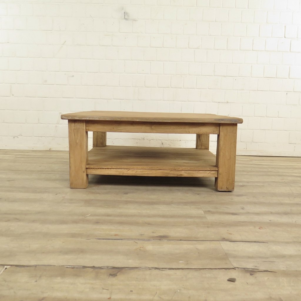 Couchtisch Wohnzimmertisch Teakholz 1,00 m x 1,00 m