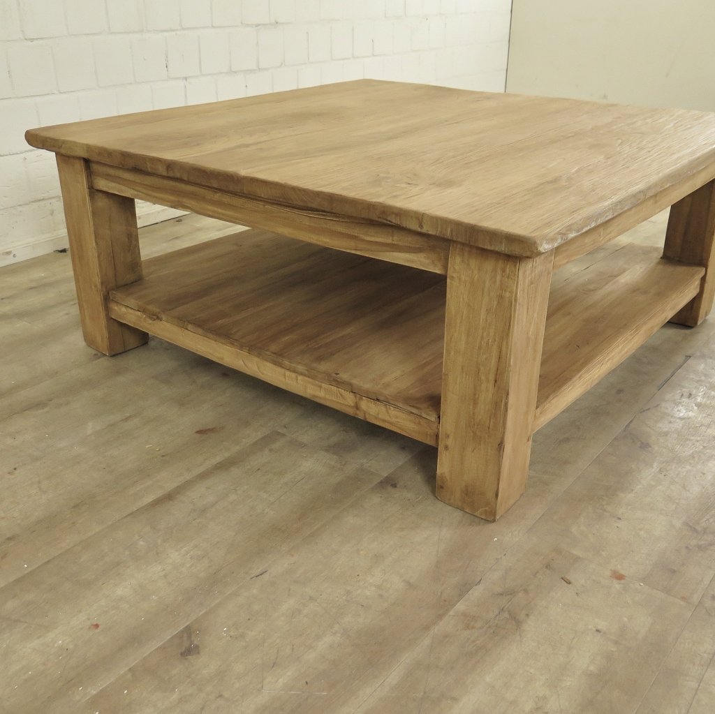 Couchtisch Wohnzimmertisch Teakholz 1,00 m x 1,00 m
