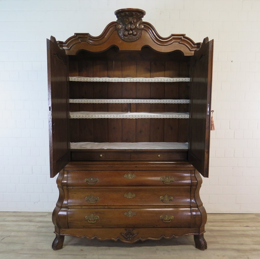 Kabinettschrank Schrank Historismus 1850 Eiche