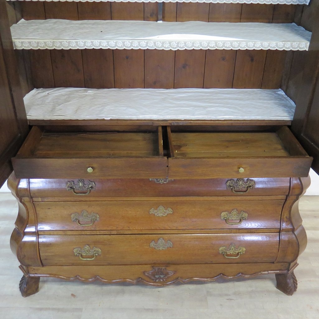 Kabinettschrank Schrank Historismus 1850 Eiche