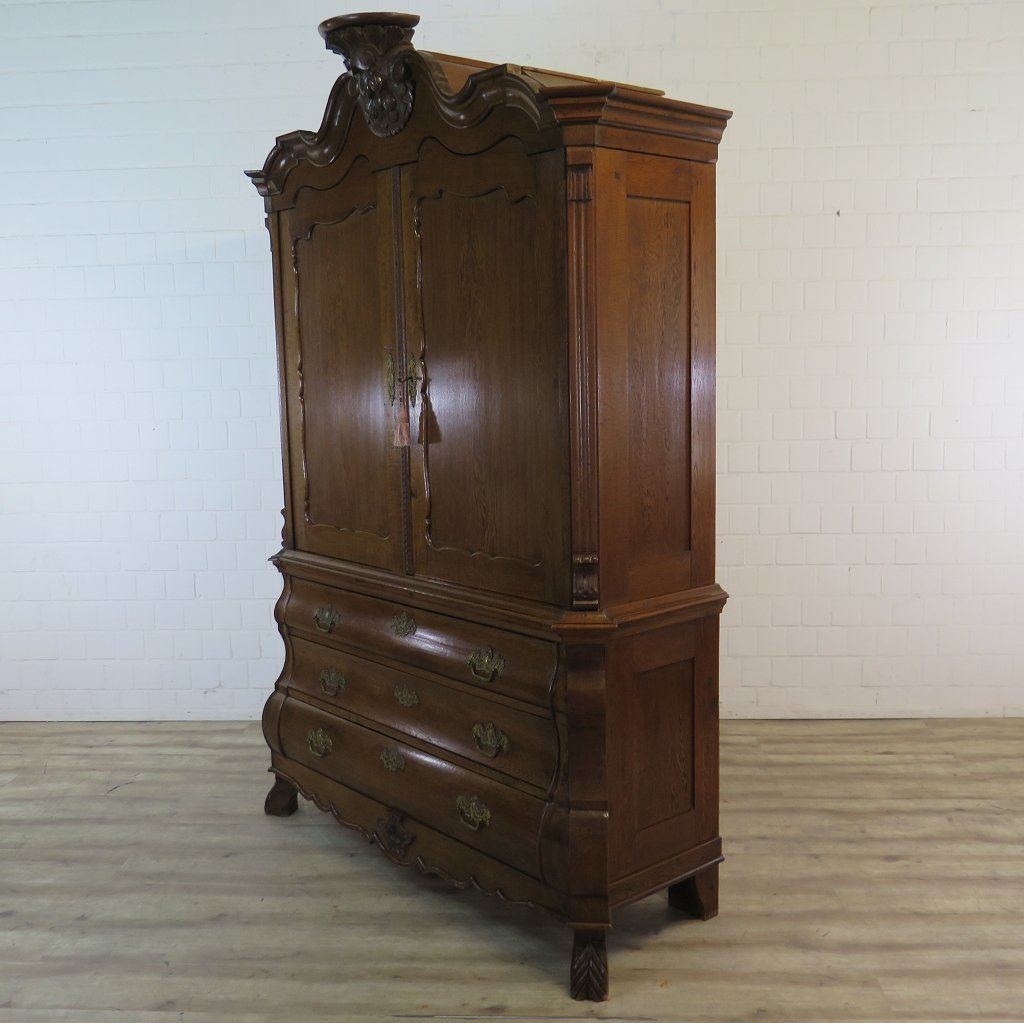 Kabinettschrank Schrank Historismus 1850 Eiche