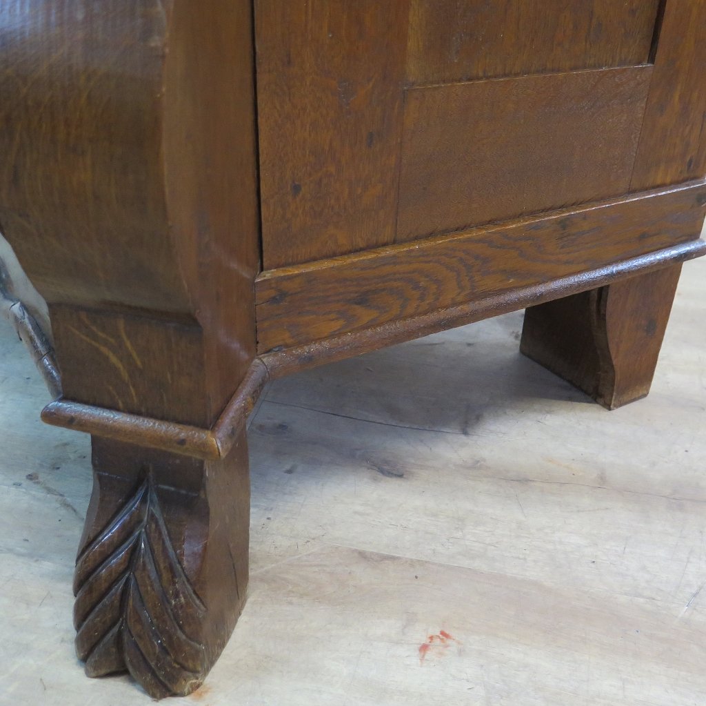 Kabinettschrank Schrank Historismus 1850 Eiche