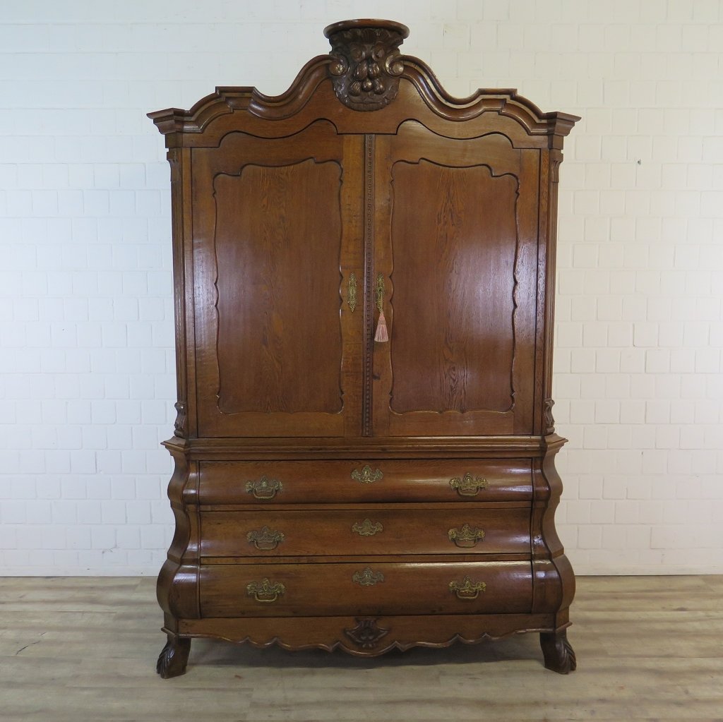 Kabinettschrank Schrank Historismus 1850 Eiche