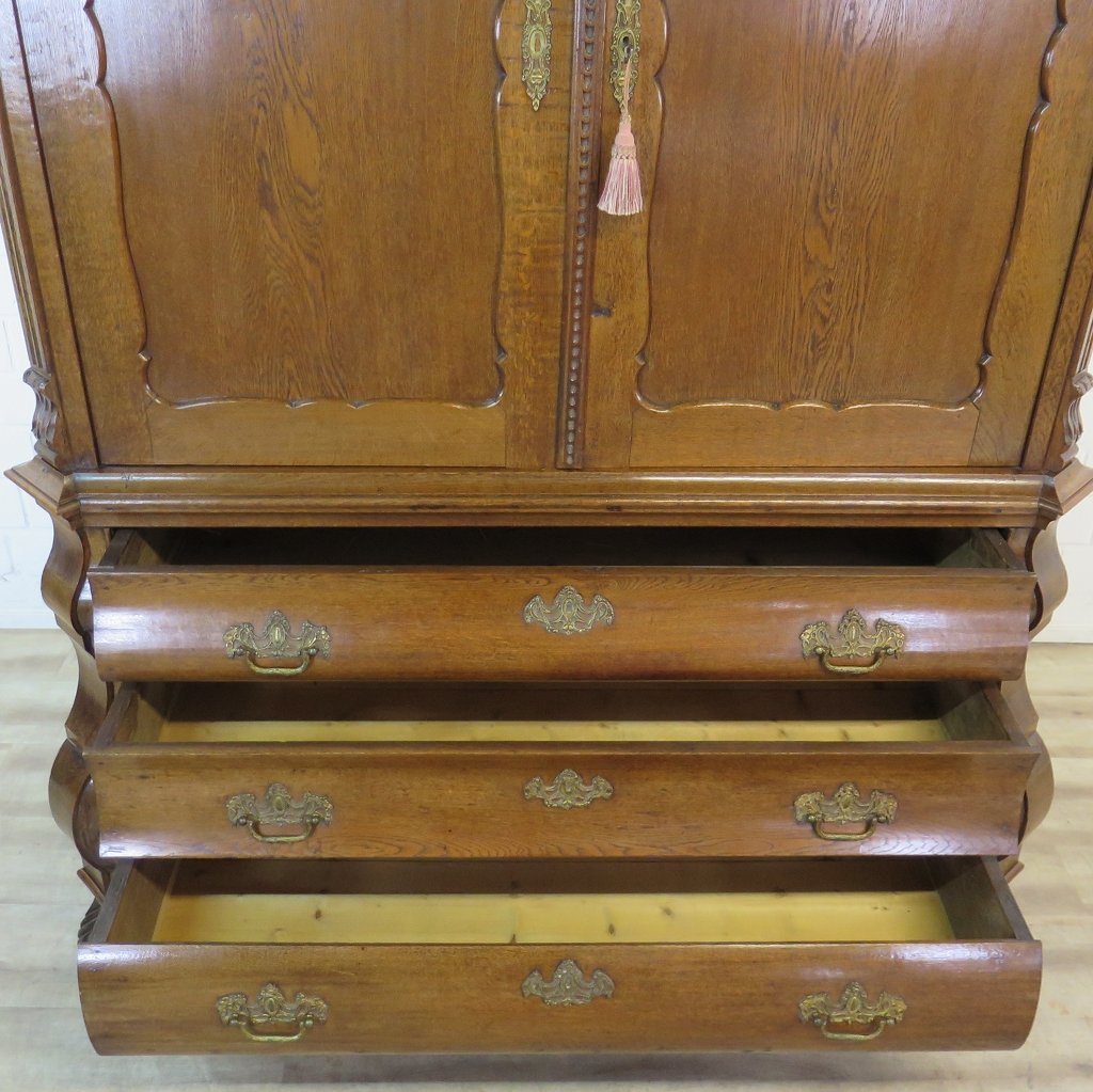 Kabinettschrank Schrank Historismus 1850 Eiche