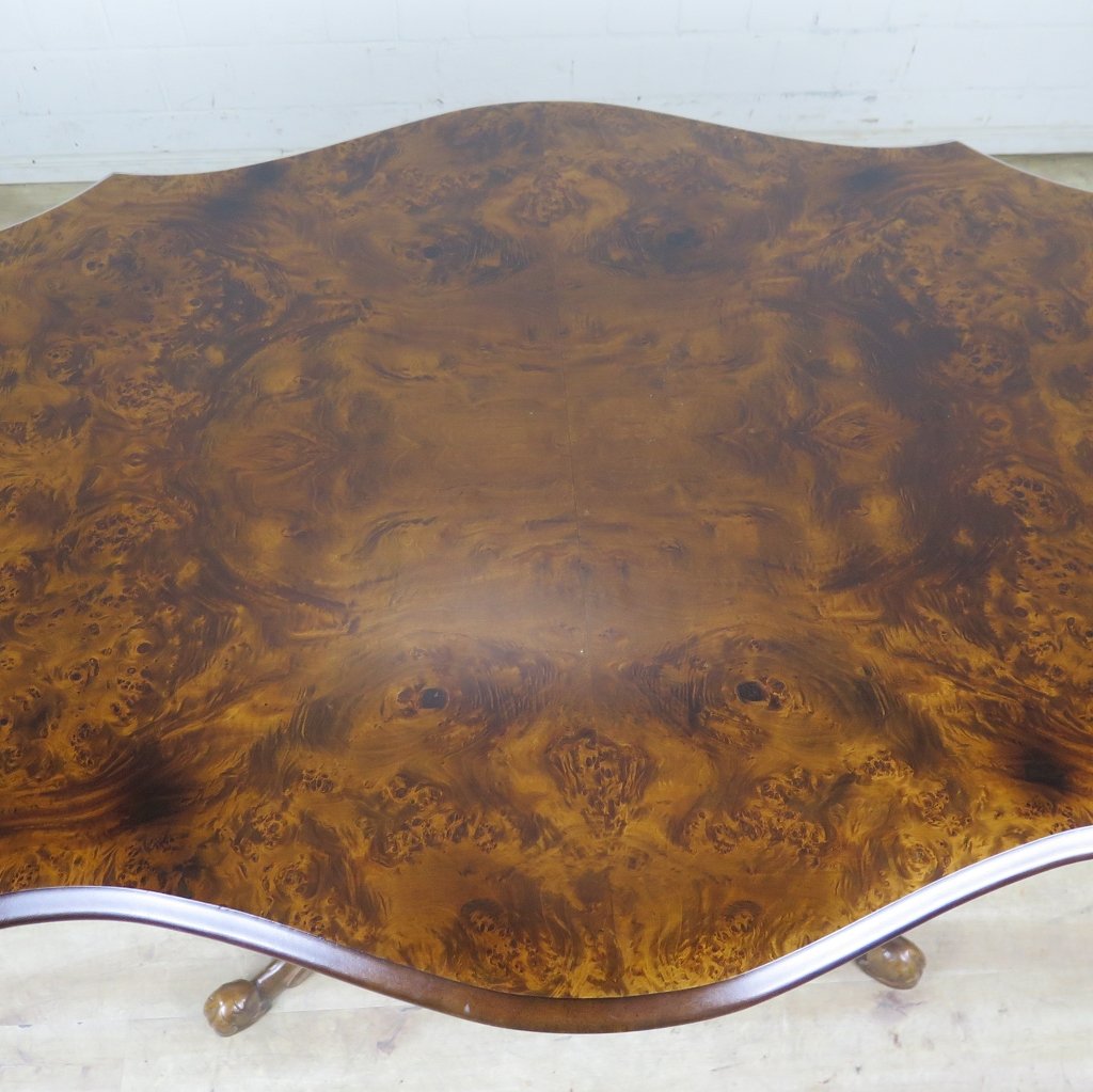 Tisch Esstisch Barockstil 1,60 m x 0,99 m Wurzelholz