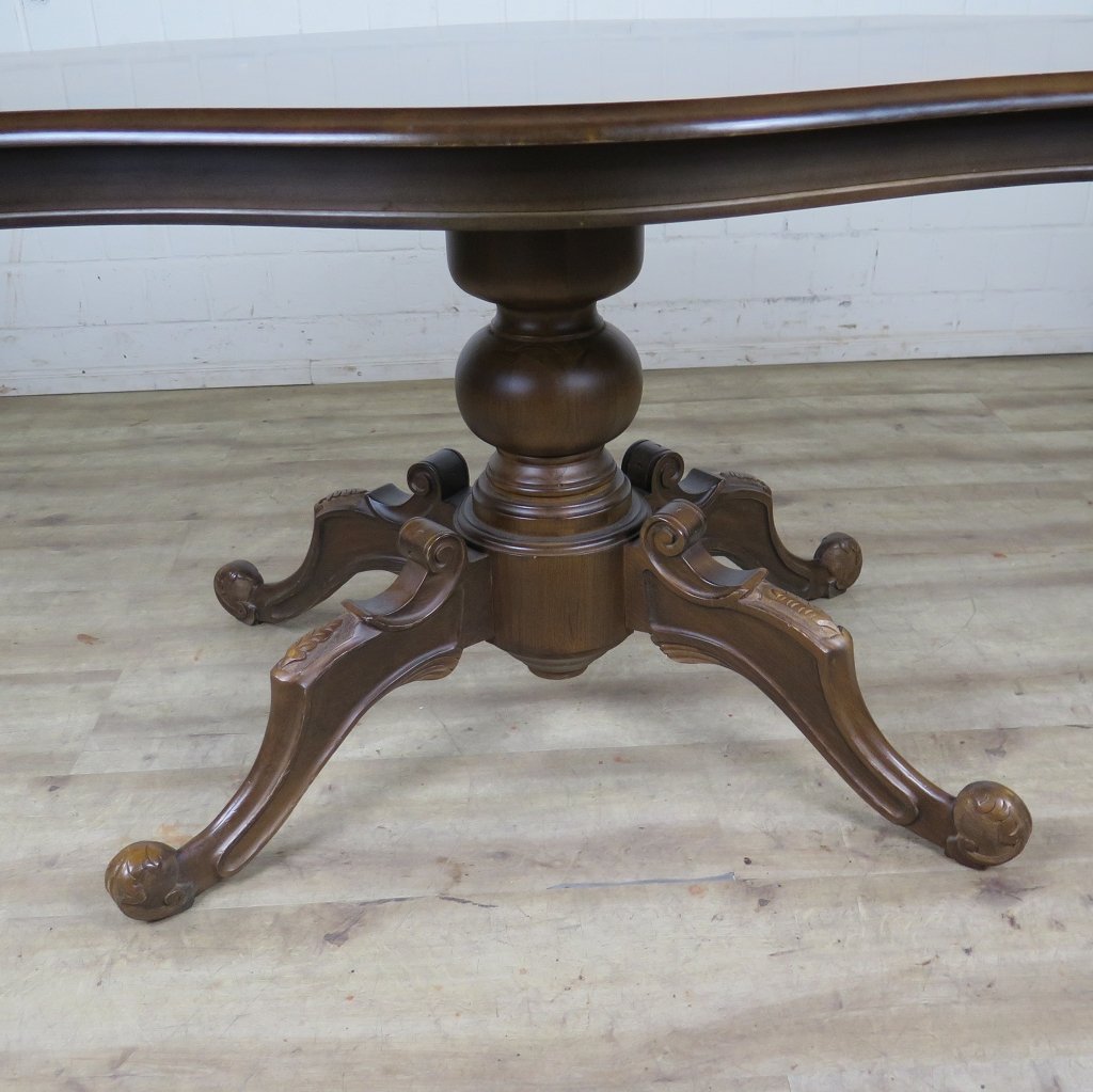 Tisch Esstisch Barockstil 1,60 m x 0,99 m Wurzelholz
