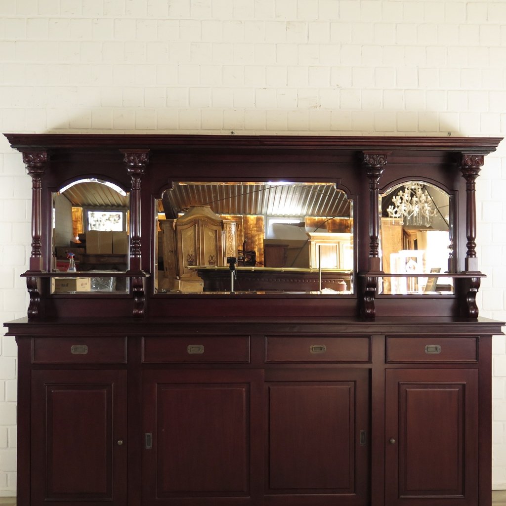 Empire Bar Theke Mahagoni 2,66 m