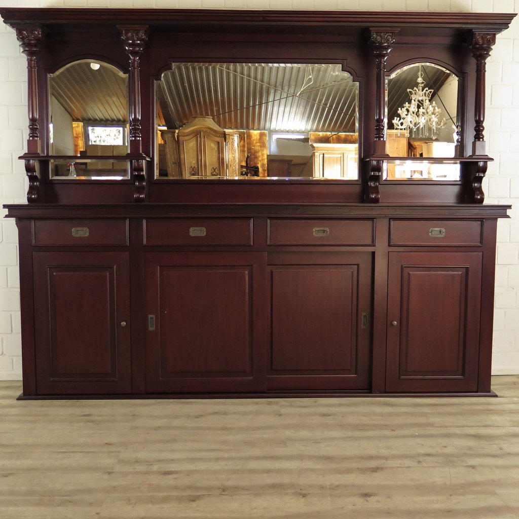 Empire Bar Theke Mahagoni 2,66 m