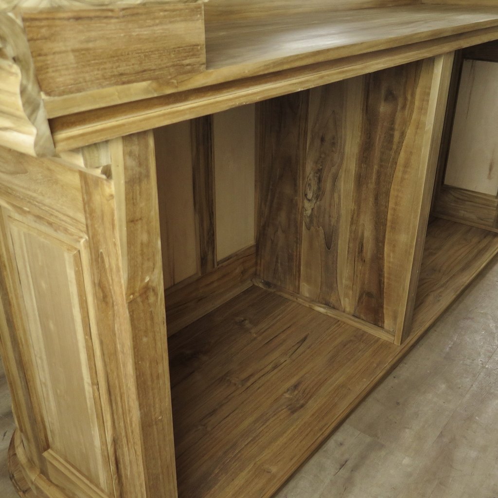 Hausbar Theke Teakholz 2,60 m