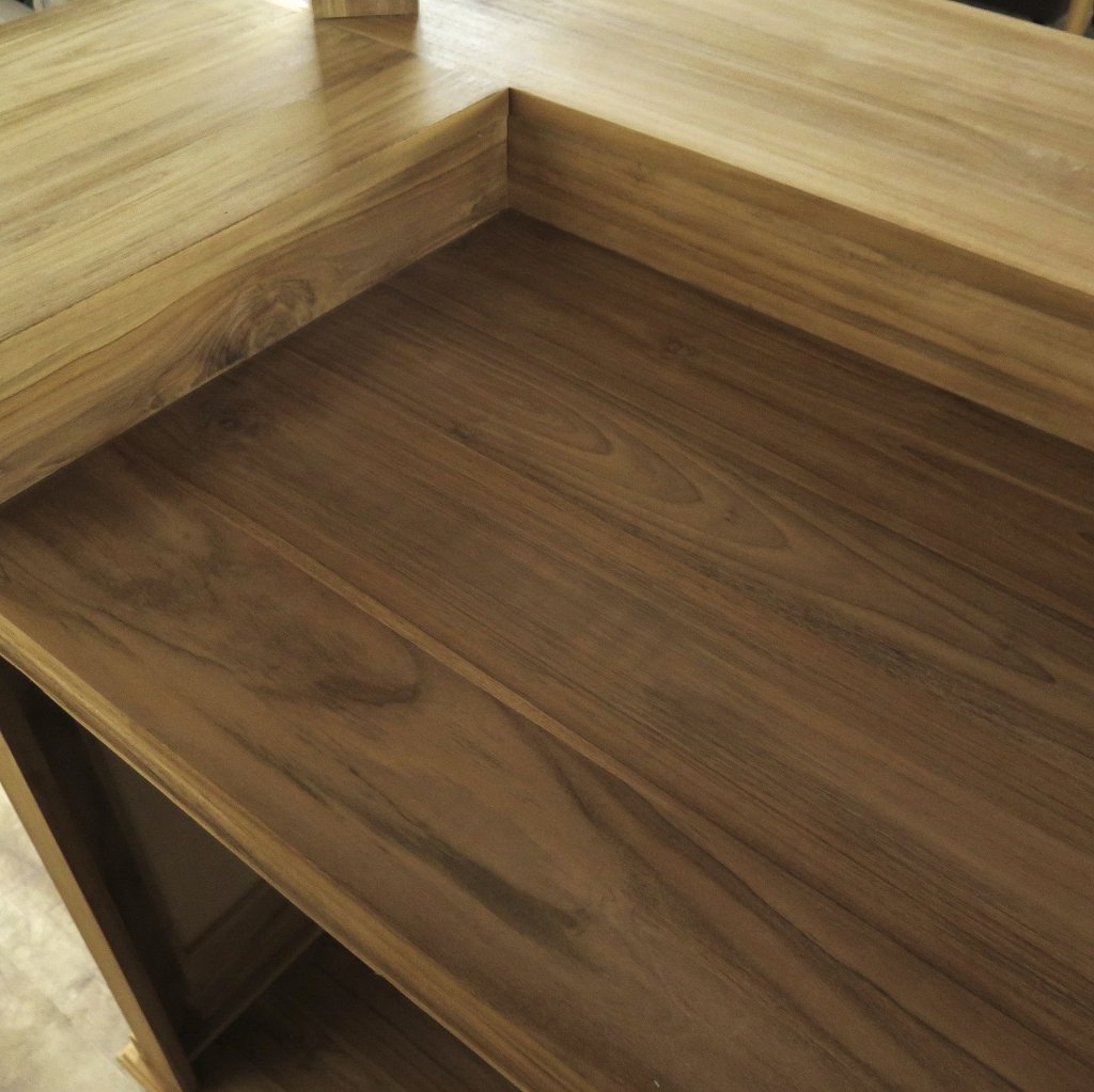 Hausbar Theke Teakholz 2,60 m