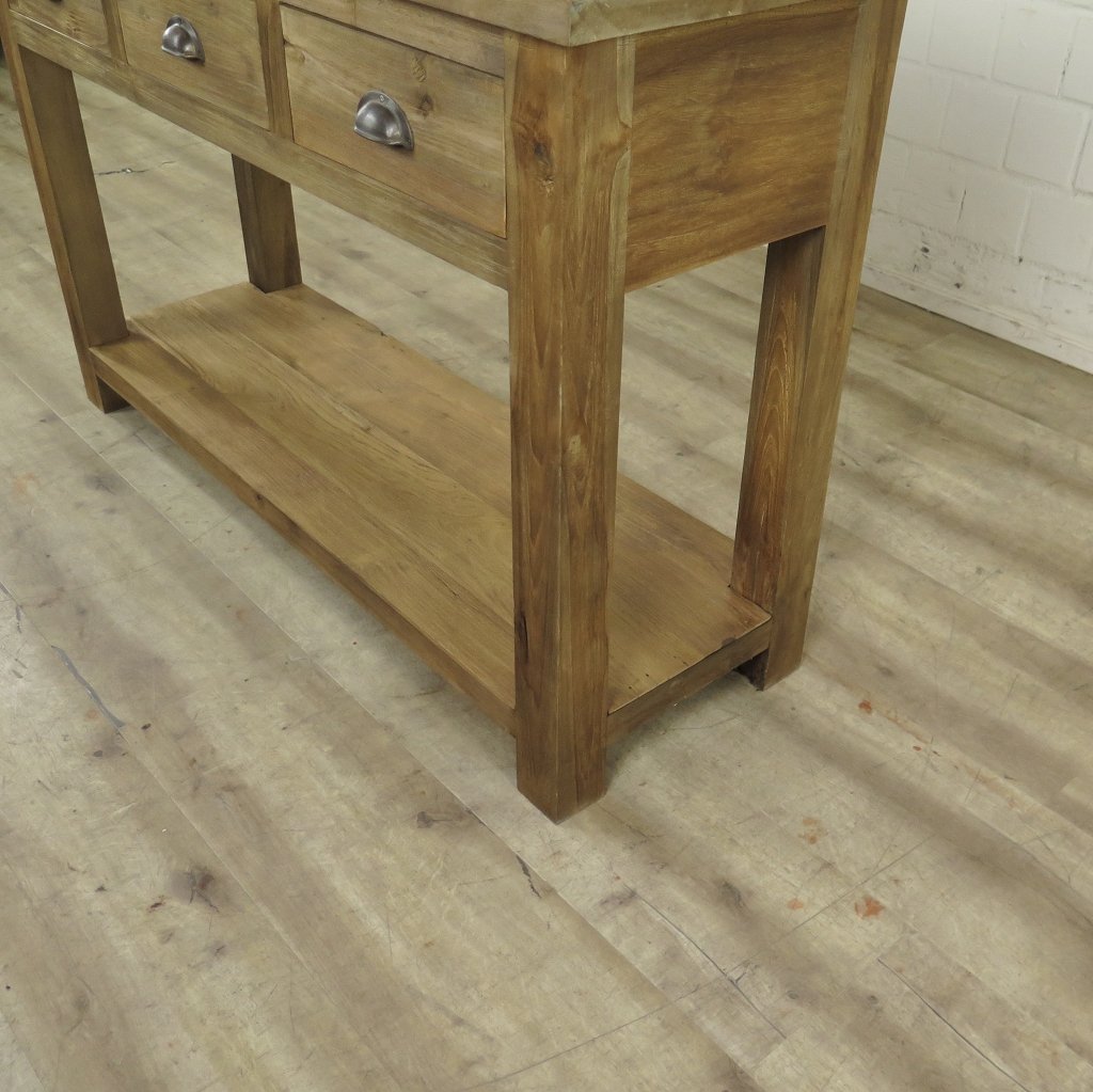 Wandtisch Sidetable Teakholz 1,20 m