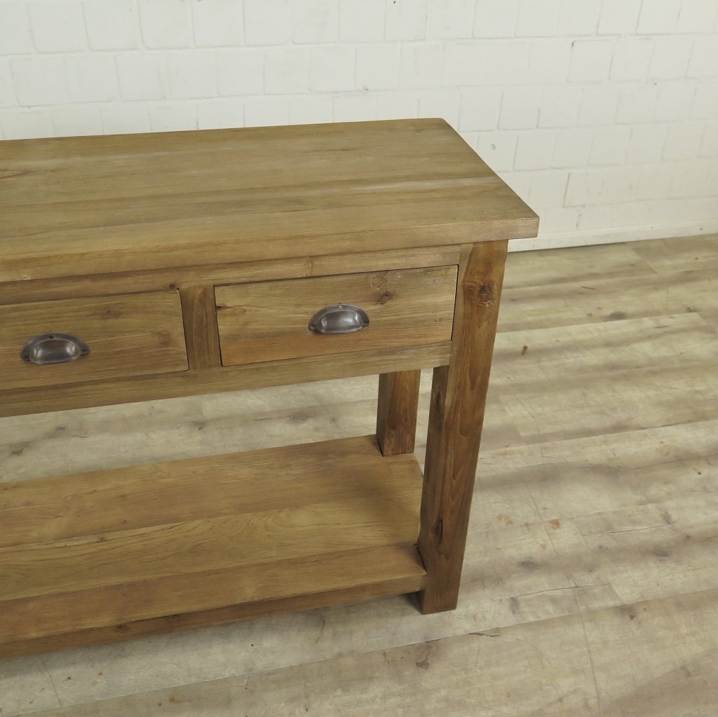 Wandtisch Sidetable Teakholz 1,20 m