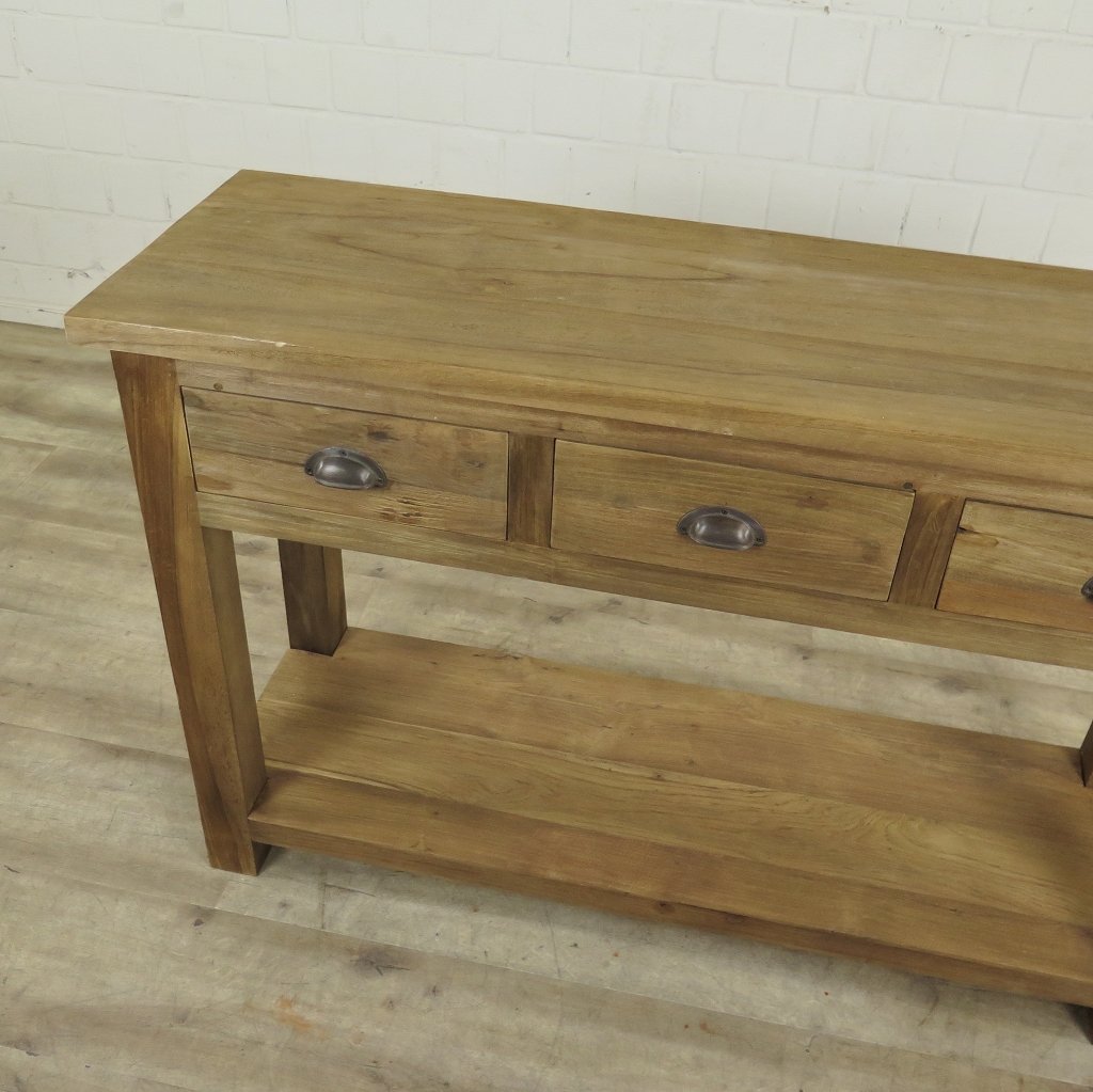 Wandtisch Sidetable Teakholz 1,20 m