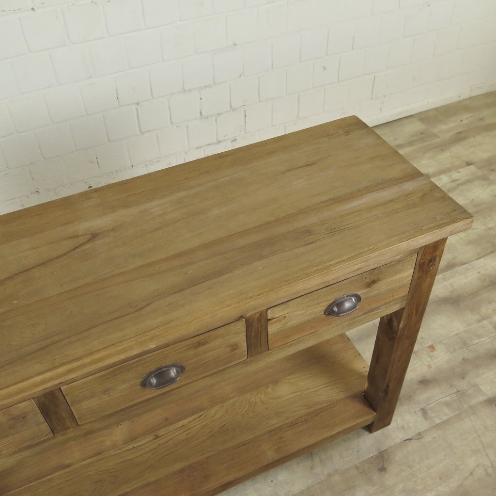 Wandtisch Sidetable Teakholz 1,20 m