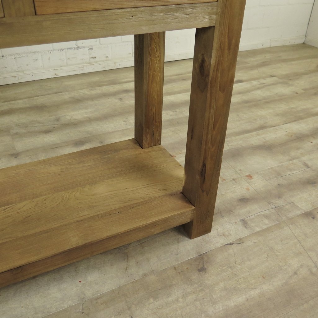 Wandtisch Sidetable Teakholz 1,20 m