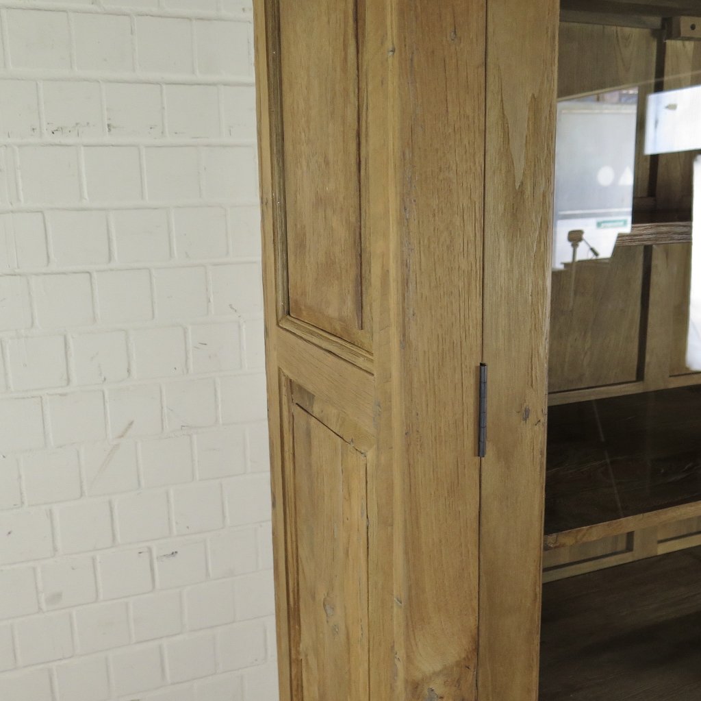 Vitrine Bücherschrank Teakholz 1,32 m