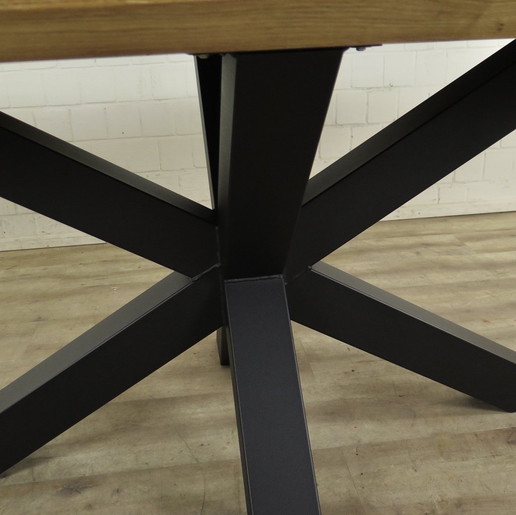 Esstisch Tisch Eiche Oval 2,50 m x 1,10 m