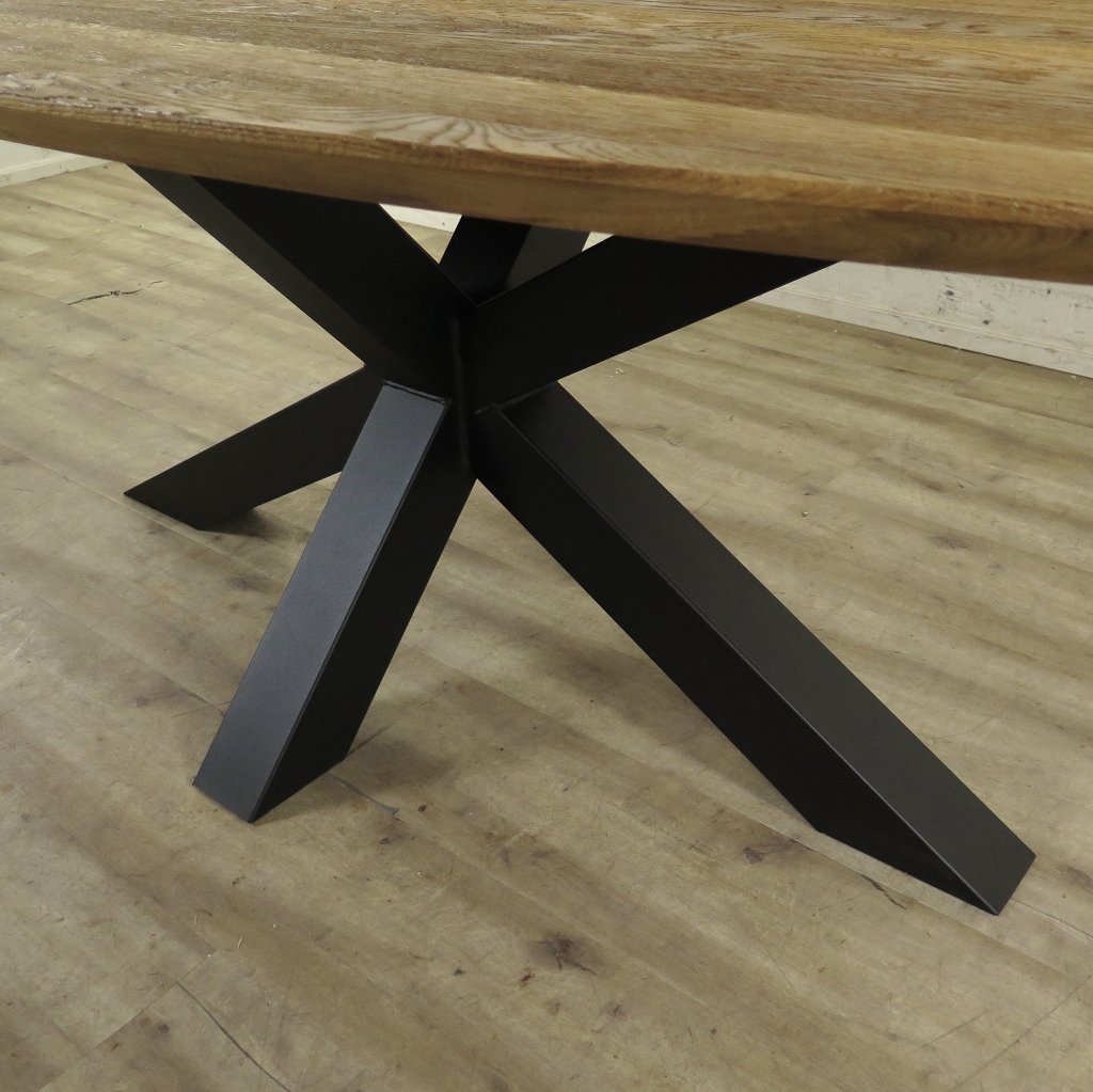 Esstisch Tisch Eiche Oval 2,50 m x 1,10 m