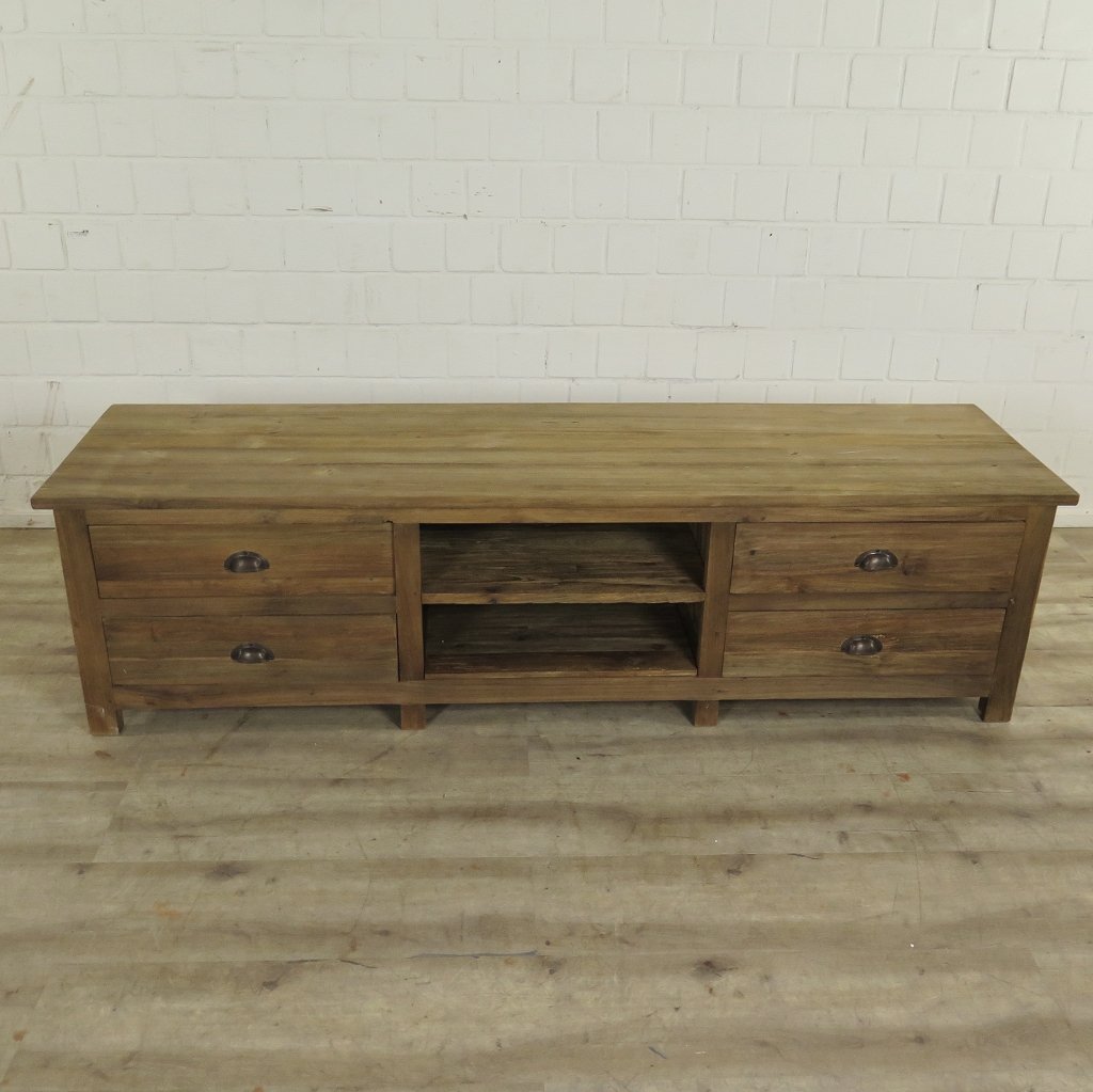 TV-Möbel Lowboard Sideboard Teakholz 1,80 m