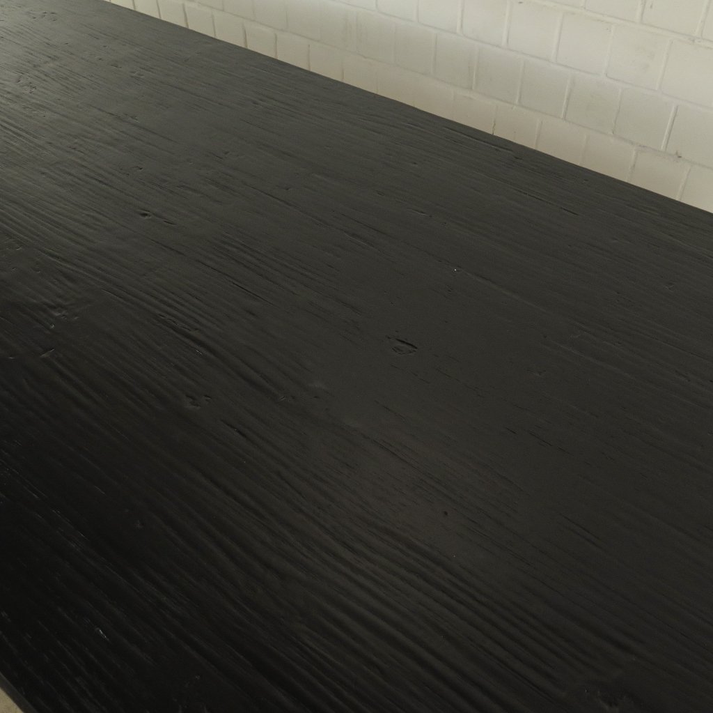 Esstisch Tisch Kiefer Schwarz 2,70 m x 1,09 m