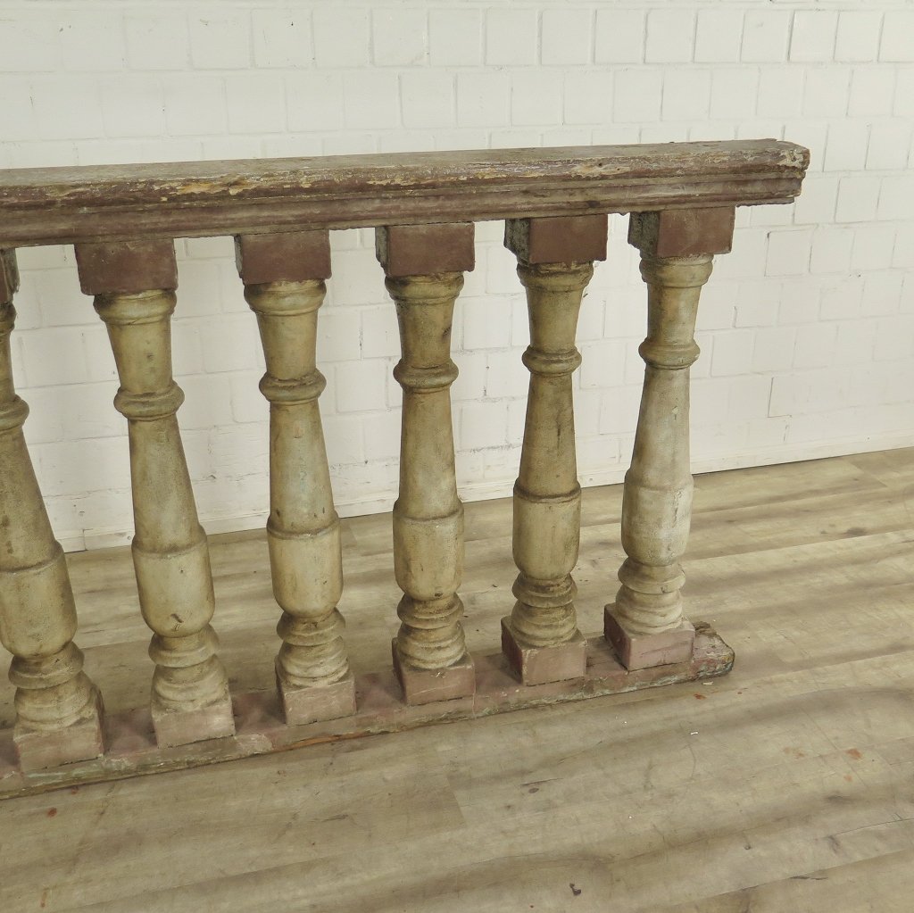 Balustrade 1,97 m Gründerzeit 1890 Kiefer