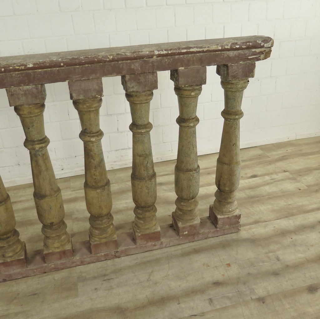 Balustrade 1,97 m Gründerzeit 1890 Kiefer