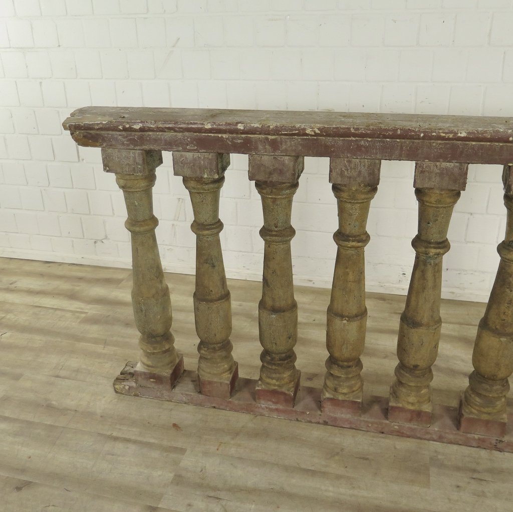 Balustrade 1,97 m Gründerzeit 1890 Kiefer