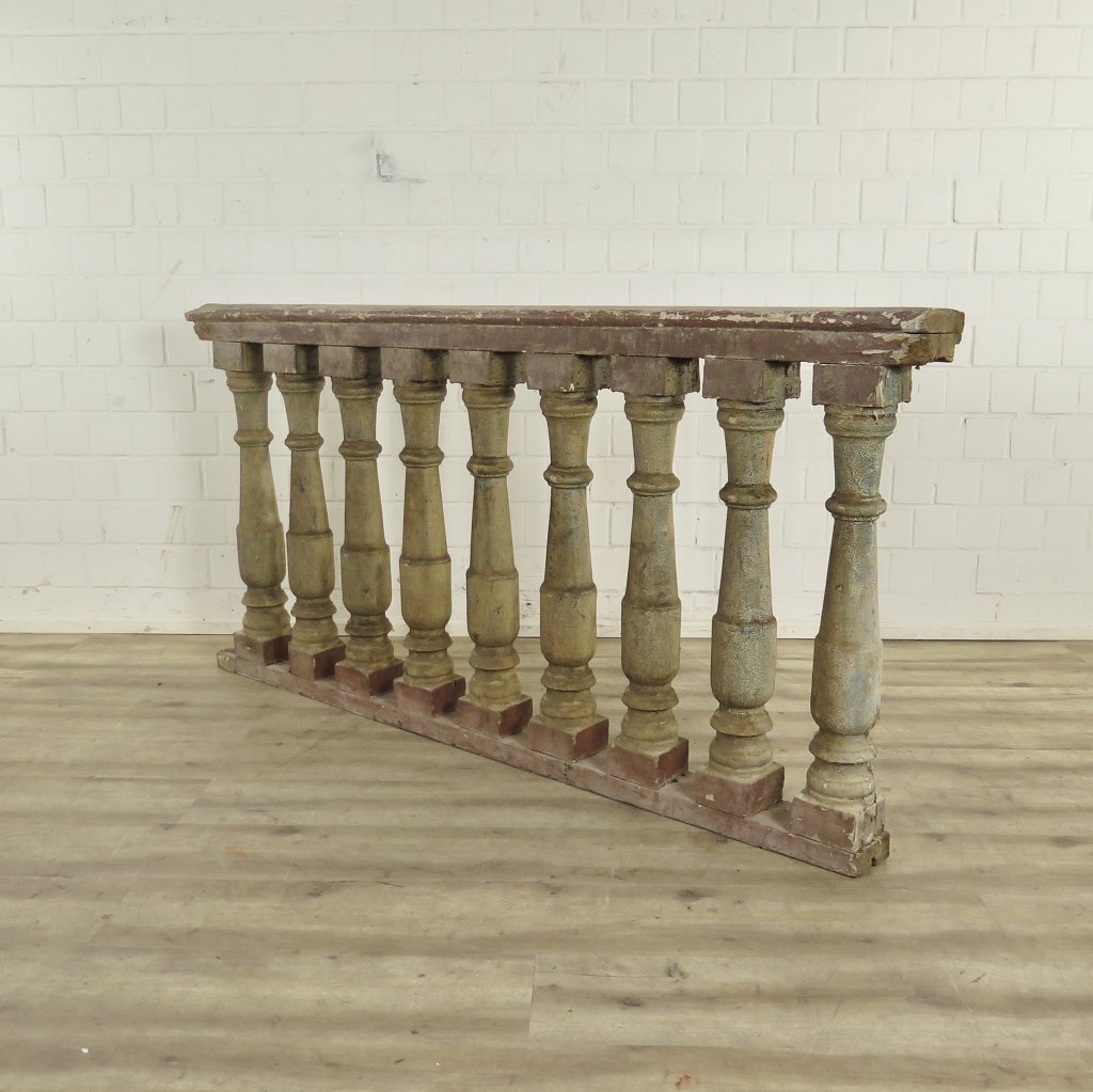 Balustrade 1,97 m Gründerzeit 1890 Kiefer