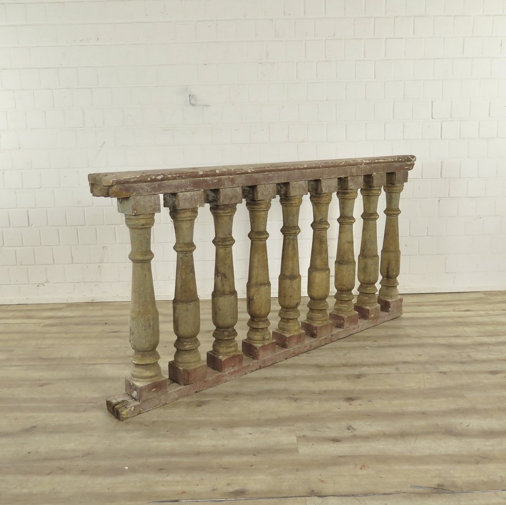 Balustrade 1,97 m Gründerzeit 1890 Kiefer