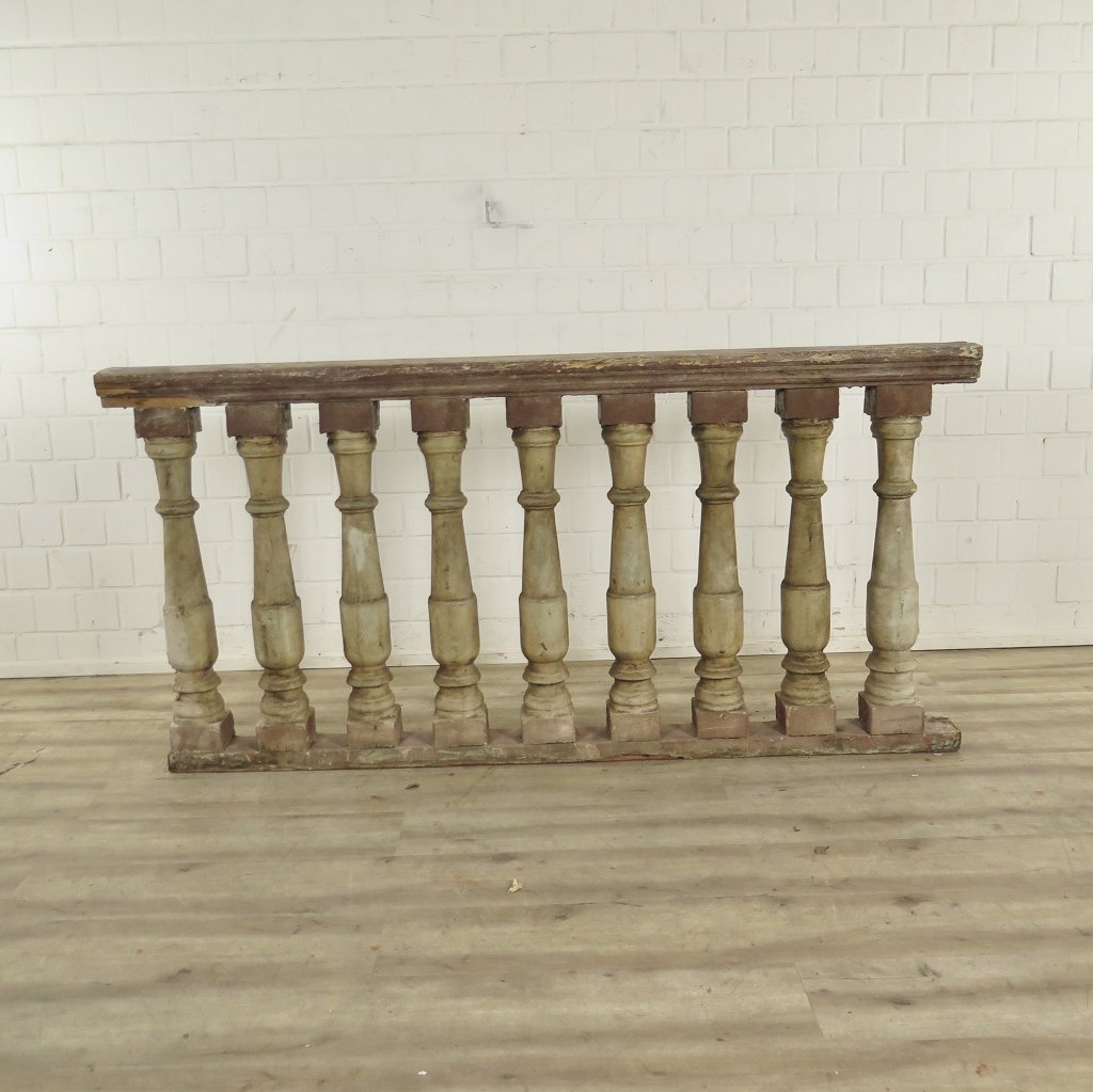 Balustrade 1,97 m Gründerzeit 1890 Kiefer