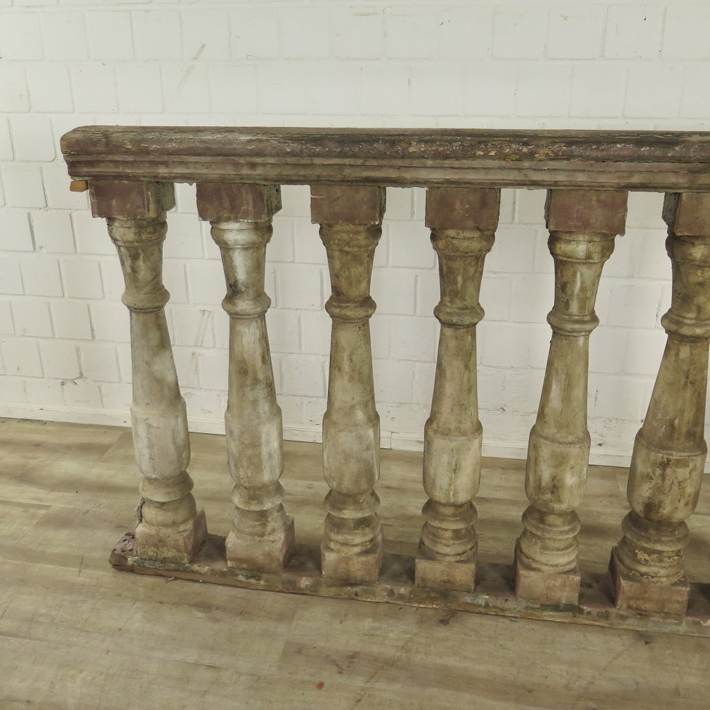 Balustrade 2,06 m Gründerzeit 1890 Kiefer