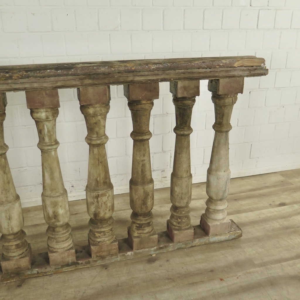 Balustrade 2,06 m Gründerzeit 1890 Kiefer