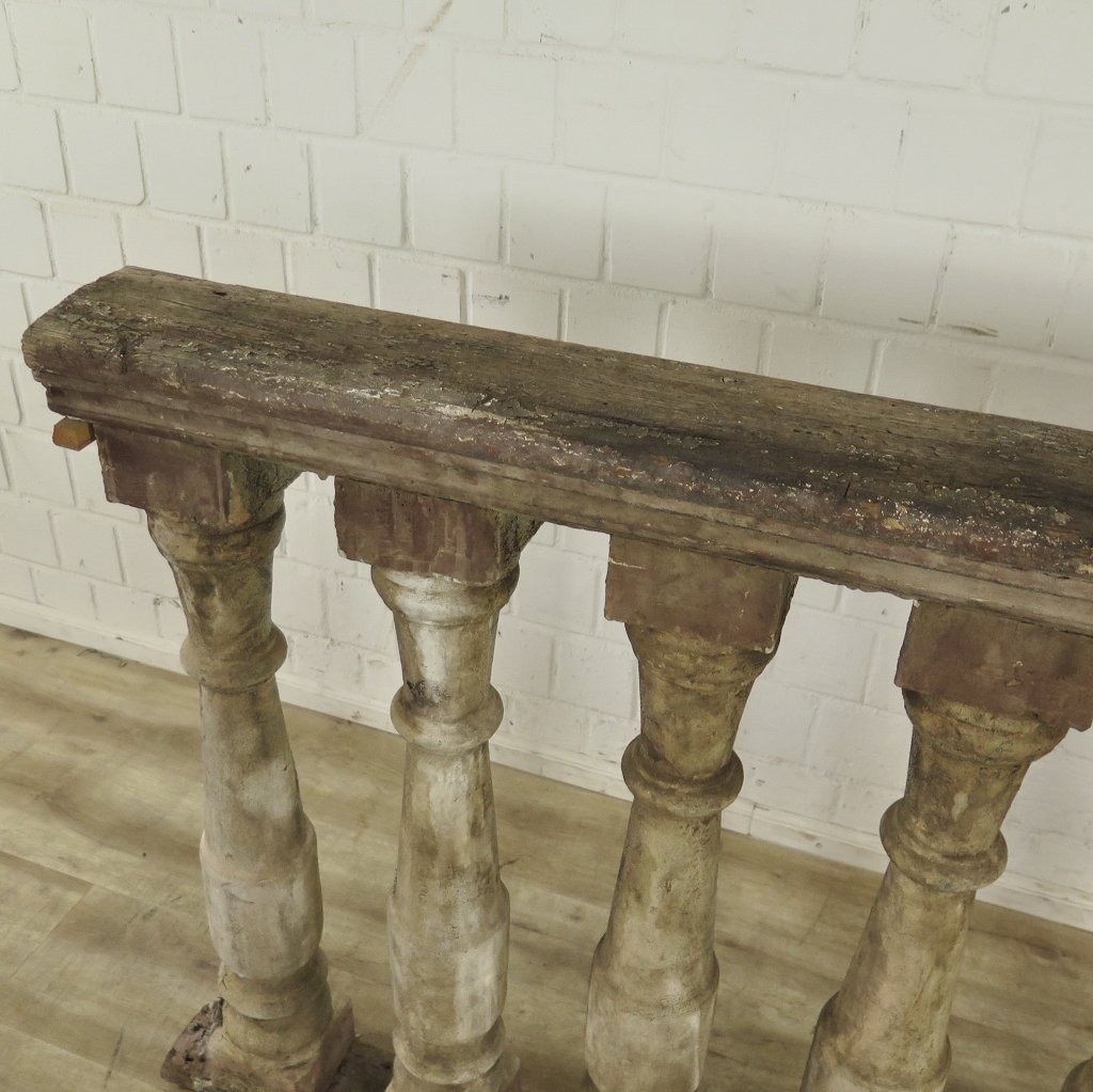 Balustrade 2,06 m Gründerzeit 1890 Kiefer