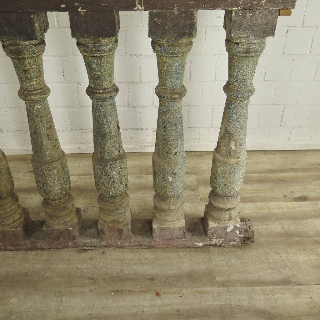 Balustrade 2,06 m Gründerzeit 1890 Kiefer