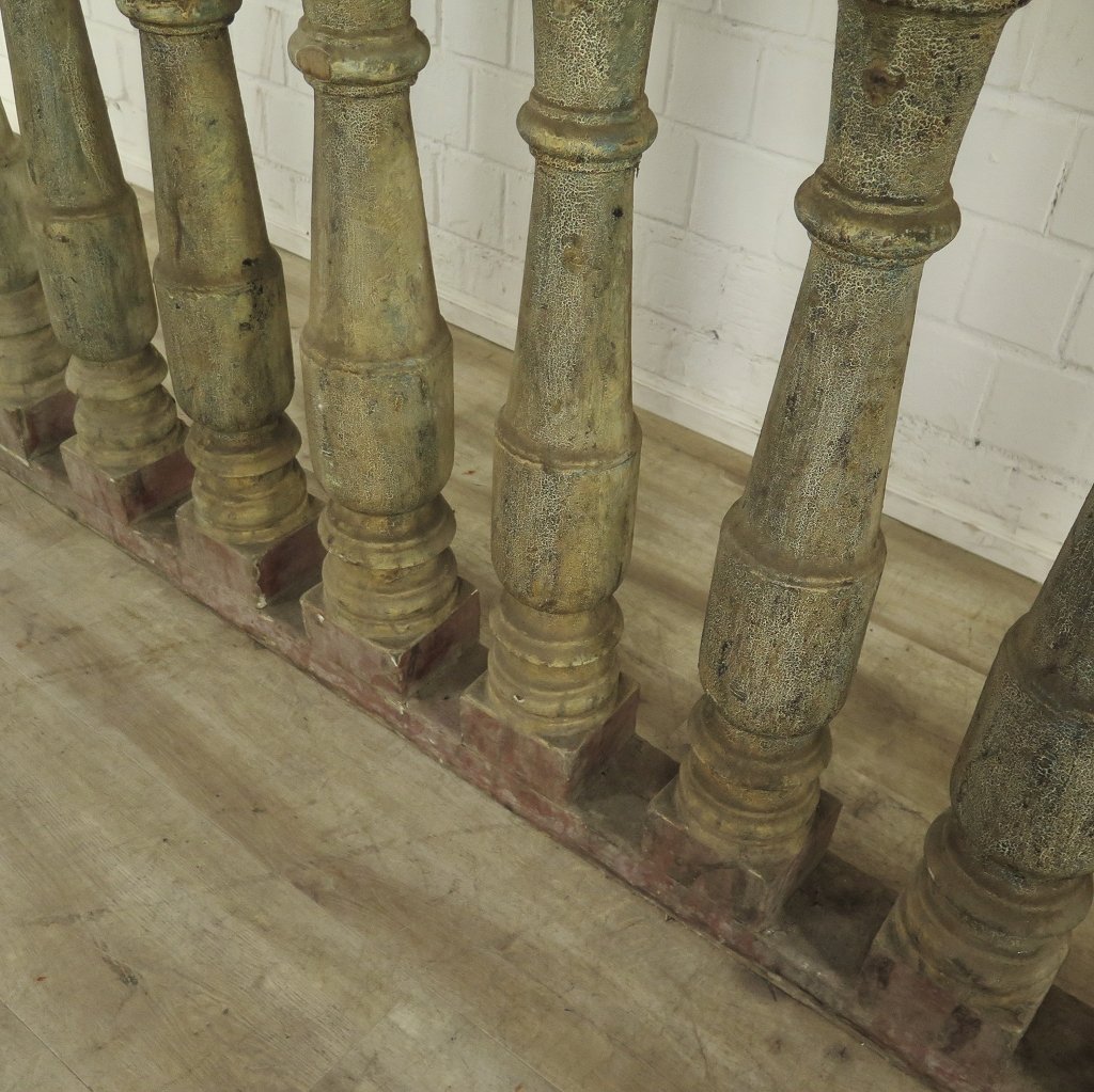 Balustrade 2,06 m Gründerzeit 1890 Kiefer