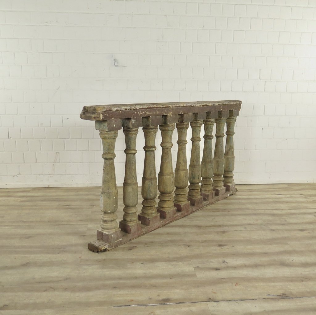 Balustrade 2,06 m Gründerzeit 1890 Kiefer