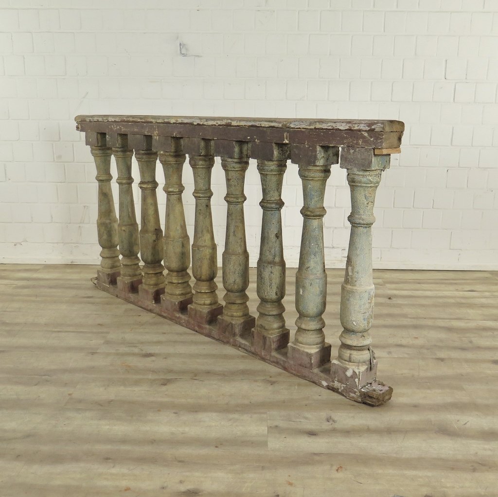 Balustrade 2,06 m Gründerzeit 1890 Kiefer