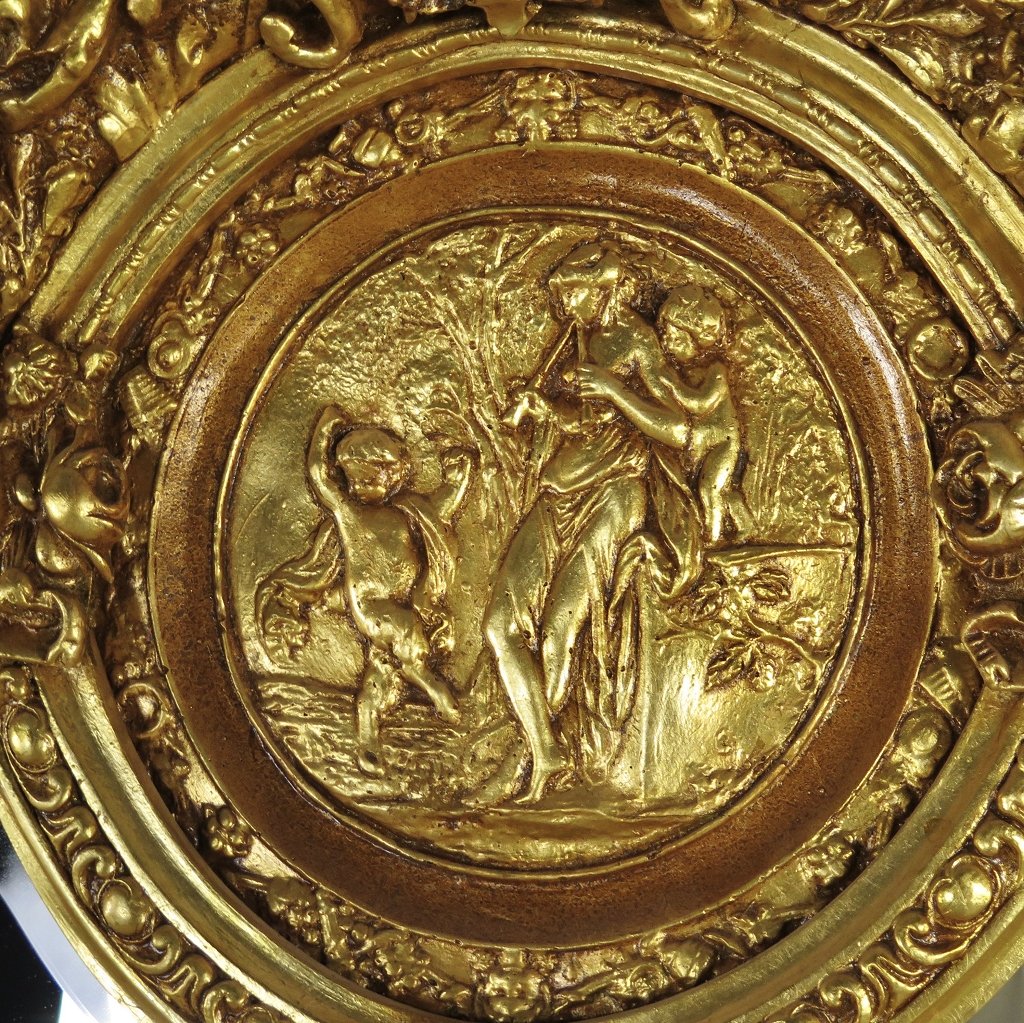 Spiegel Garderobenspiegel Barock Gold 1,10 m x 2,10 m