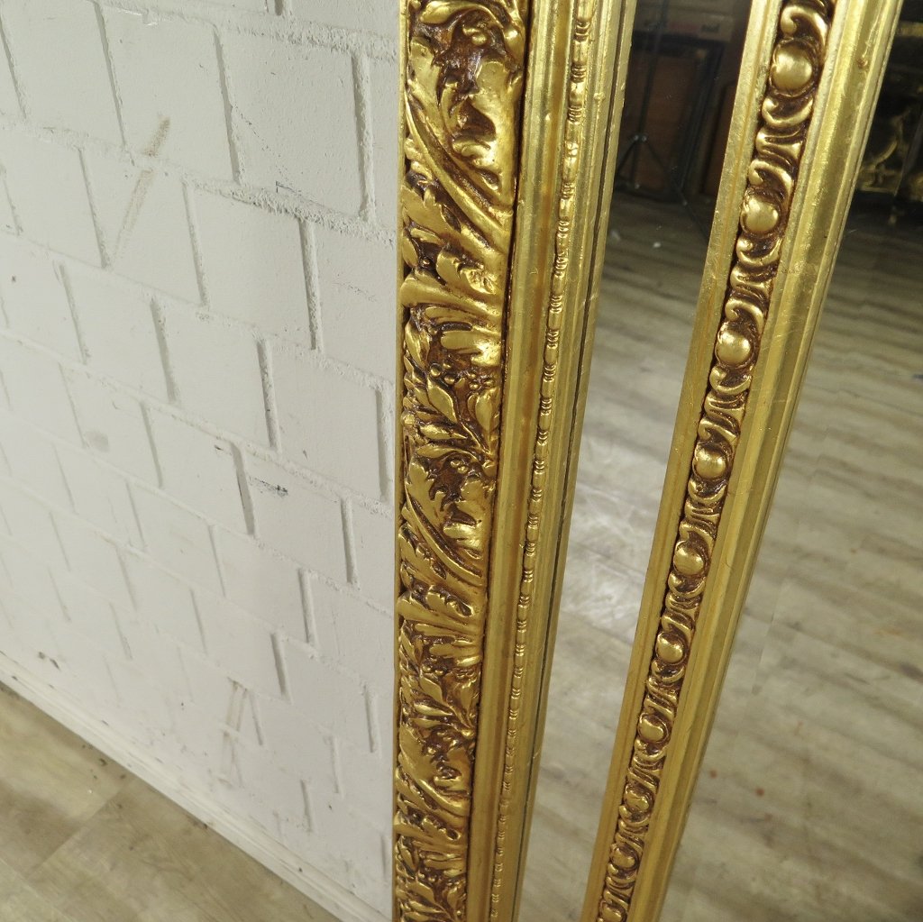 Spiegel Garderobenspiegel Barock Gold 1,10 m x 2,10 m