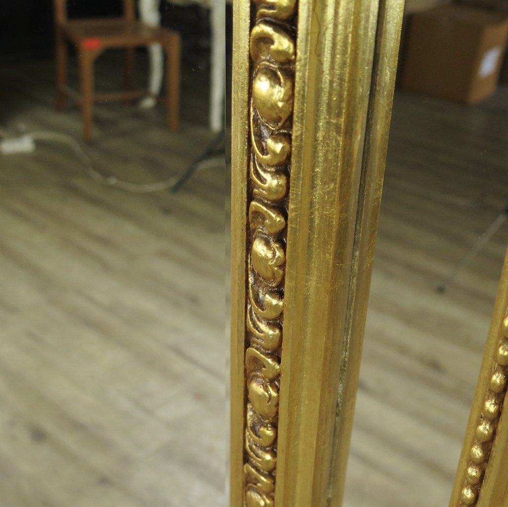 Spiegel Garderobenspiegel Barock Gold 1,10 m x 2,13 m