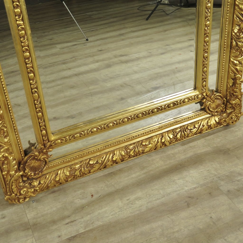 Spiegel Garderobenspiegel Barock Gold 1,10 m x 2,13 m