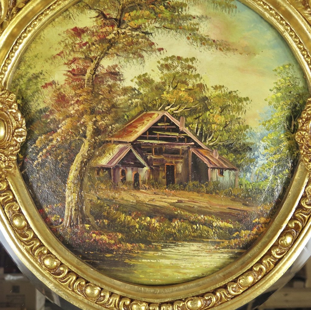 Spiegel Garderobenspiegel Barock Gold 1,10 m x 2,13 m