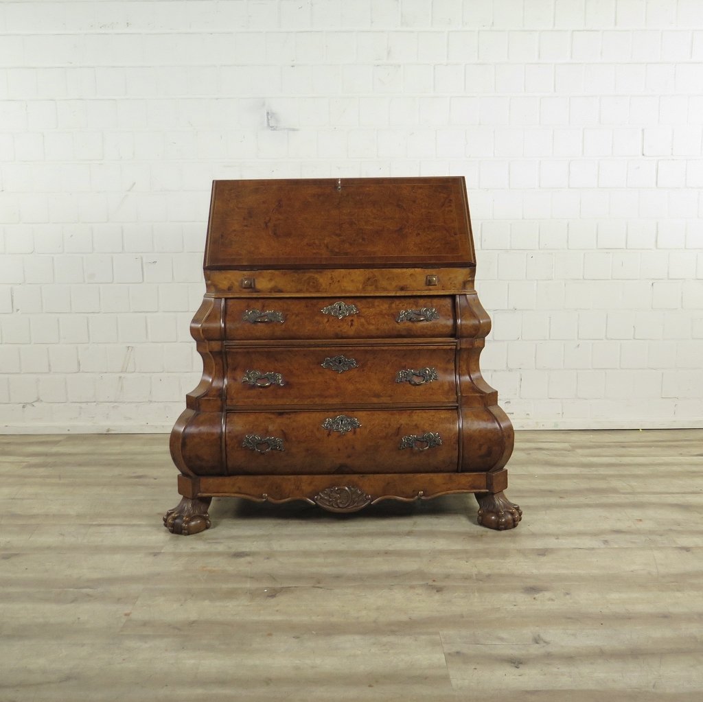 Schreibtisch Sekretär Barock 1780 Nussbaum